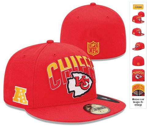 2013 Kansas City Chiefs NFL Draft 59FIFTY Fitted Hat 60D15